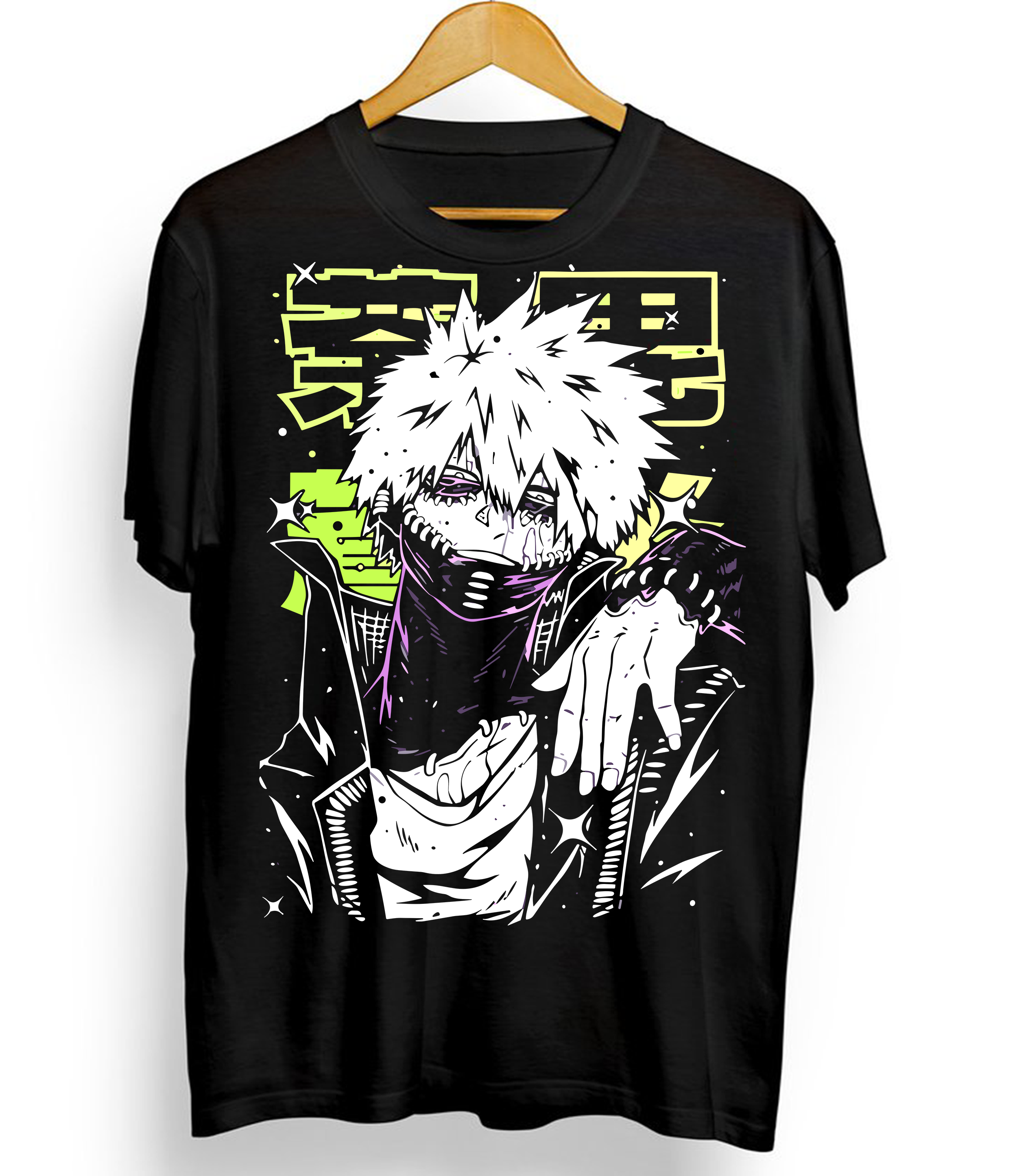 Fire And Ice Hero Unisex T Shirt Anime Manga Inspired Apparel 90S Japanese Adventure Clothing