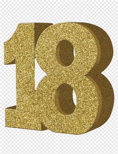 Golden Glittering Number 18 Png Pngwing Golden Glittering Number 18 Png Pngwing