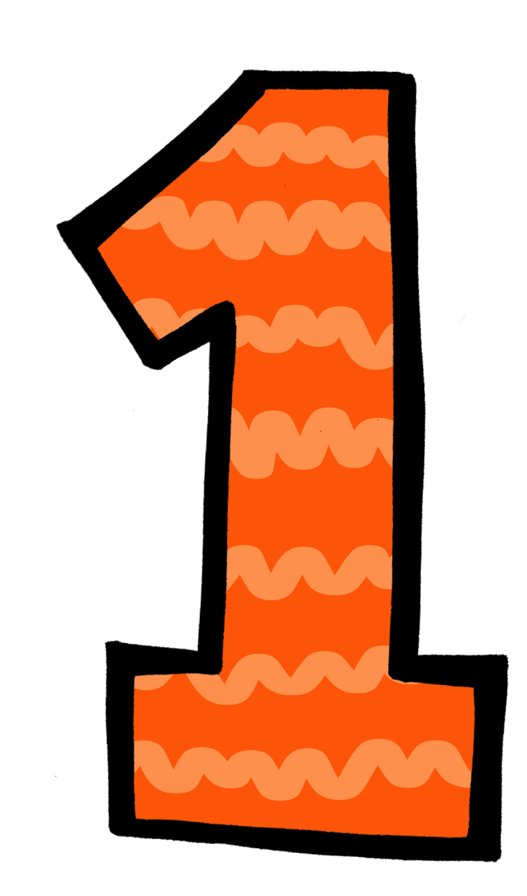 Orange Number 4 Orange Number 4
