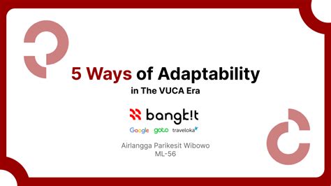 Vuca Era 5 Ways Of Adaptability